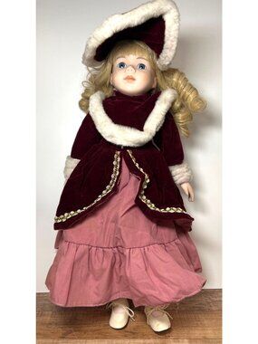 Vintage House  Of Lloyd Porcelain Doll 19" Limited Ed. Victorian Collection